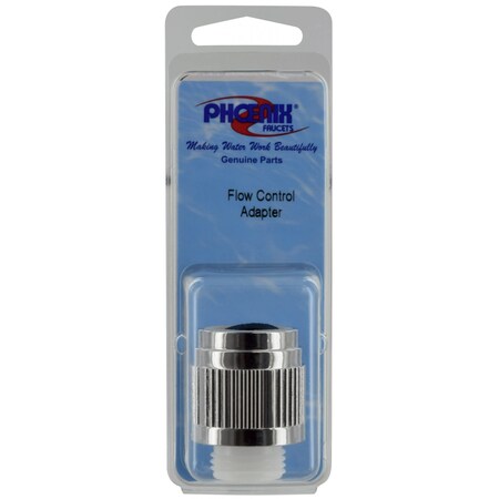 Valterra FLOW CONTROLLER FOR HANDHELD OR FIXED SHOWER HEADS, CHROME PF276030